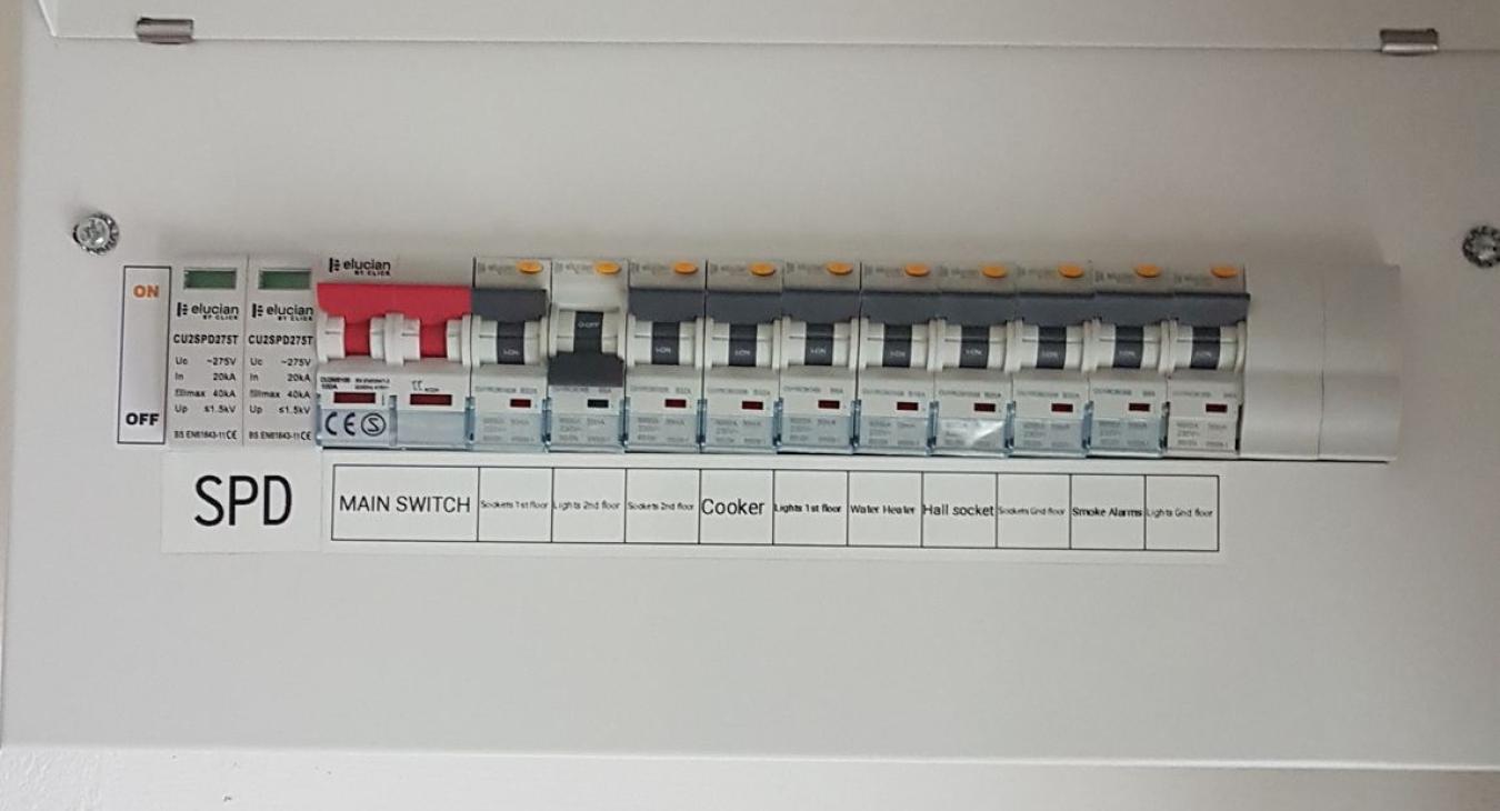 Consumer unit upgrade