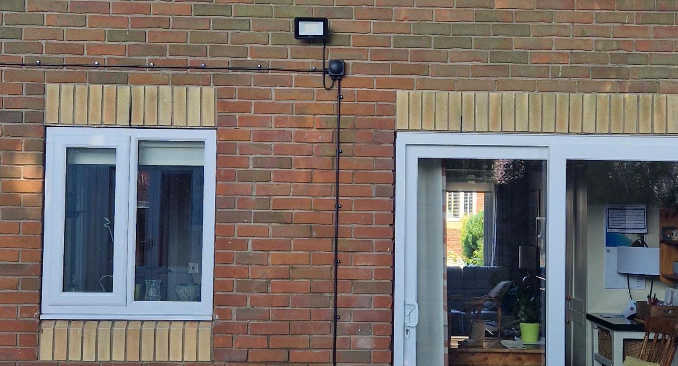 Outdoor Quinetic lighting Installation in Harrogate by BCP Electrics